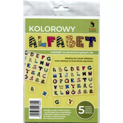 Panta Plast Naklejki przezroczyste Alfabet