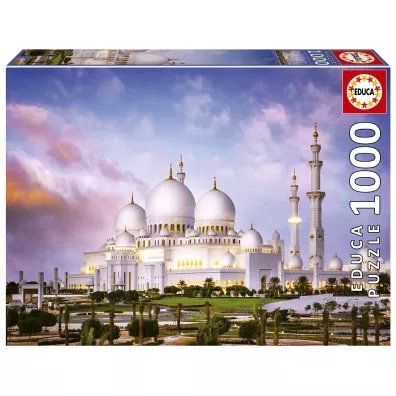 Puzzle 1000 el. Wielki Meczet Szejka Zajida / Zjednoczone Emiraty Arabskie Educa