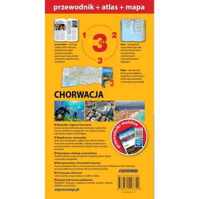 Chorwacja zestaw przewodnikowy 3w1 2023