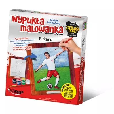 Wypuk�a malowanka Sport - Pi�karz Mirage Hobby