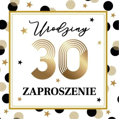 Armin Style Zaproszenie Urodziny 10 szt.