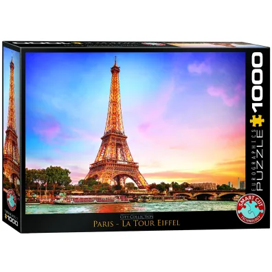 Puzzle 1000 el. Wie�a Eiffla Eurographics