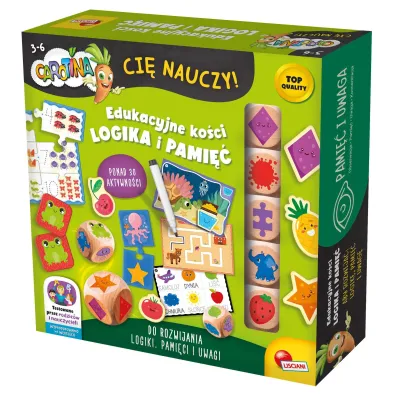 Lisciani Carotina ci� nauczy Edukacyjne ko�ci Logika i Pami�� 304-PL114191