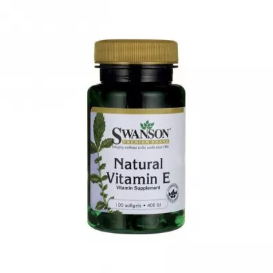 Swanson Witamina E naturalna 400 IU - suplement diety 100 kaps.