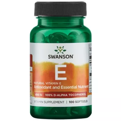 Swanson Witamina E naturalna 400 IU - suplement diety 100 kaps.