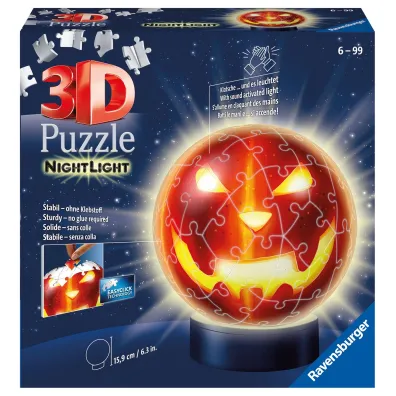Puzzle 72 el. 3D Dynia �wiec�ca w ciemno�ci Ravensburger