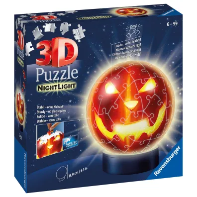Puzzle 72 el. 3D Dynia �wiec�ca w ciemno�ci Ravensburger
