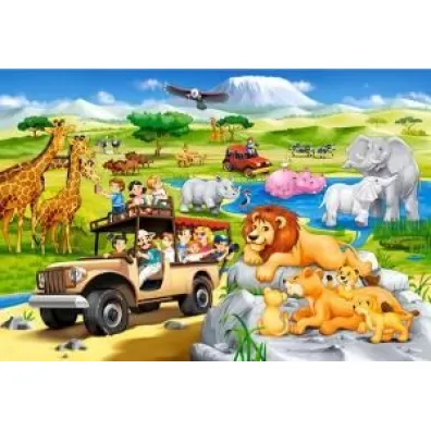 Puzzle 40 el. Przygoda na Safari Castorland