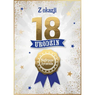 Armin Style KARNET URODZINY 18 B6 Z KOP AS GM-1289 FOL