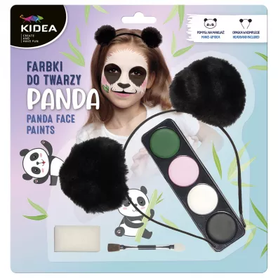 Derform Farbki do twarzy - Zestaw z opask� Panda