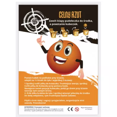 Porcja Dobra Kostka z NIESPODZIANK owocowo - orzechowa z cynamonem 20 g