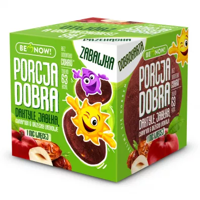Porcja Dobra Kostka z NIESPODZIANK owocowo - orzechowa z cynamonem 20 g
