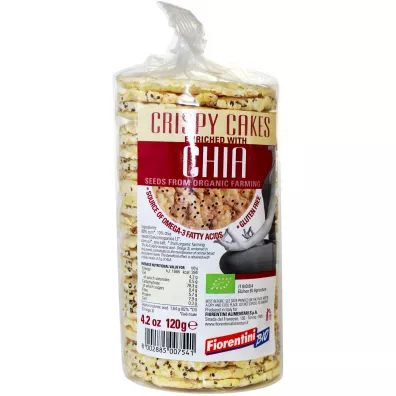 Fiorentini Wafle kukurydziane z chia bez glutenu 120 g Bio