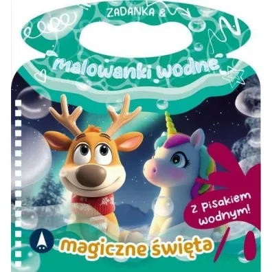 Malowanka 200X140 Zadanka & malowanki wodne. Magiczne �wi�ta  PISAK SKRZAT 980607