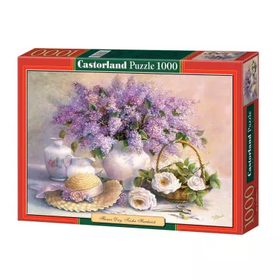 Puzzle 1000 el. Dzie kwiatw Castorland