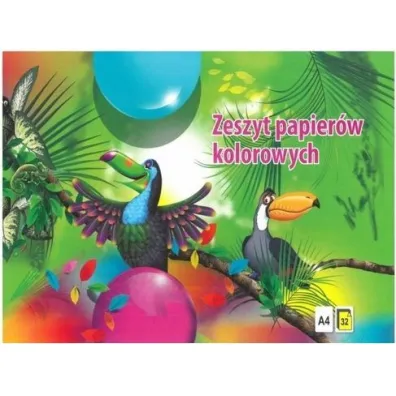 Kreska Zeszyt papier�w kolorowych A4 32k