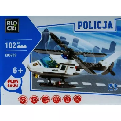Klocki Blocki Policja Helikopter