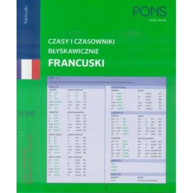 Czasy i czasowniki b�yskawicznie MINI francuskie PONS