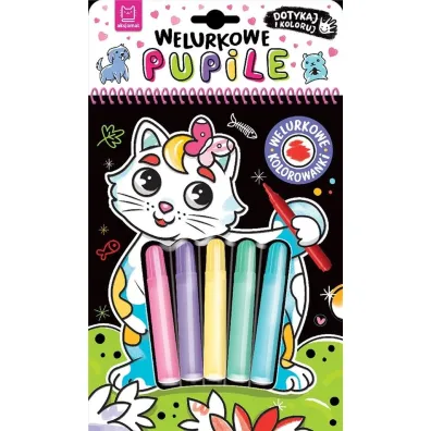 Welurkowe pupile. Dotykaj i koloruj - Agata Kaczy�ska