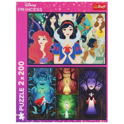 Puzzle 2x200 el. Czaruj�ce ksi�niczki Trefl