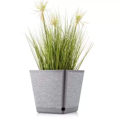 HowHomely Doniczka Pilea Texelle szara h24x24 cm