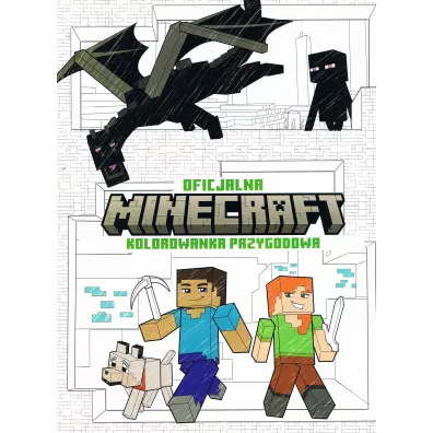 MINECRAFT. Oficjalna kolorowanka przygodowa