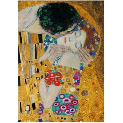 Puzzle 1000 el. Pocaunek- fragment, Gustav Klimt Bluebird Puzzle