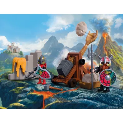 Playmobil Knights Katapulta rycerza herbu Lew 72117