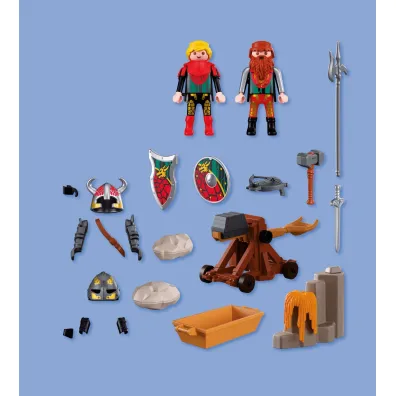 Playmobil Knights Katapulta rycerza herbu Lew 72117