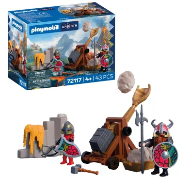 Playmobil Knights Katapulta rycerza herbu Lew 72117