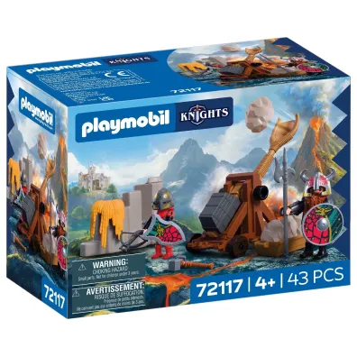 Playmobil Knights Katapulta rycerza herbu Lew 72117