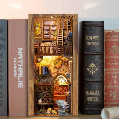 Puzzle Miniaturowy domek Book Nook Klimatyczna ksi�garnia Habarri