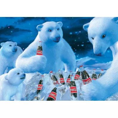 Puzzle 1000 el. Coca-Cola. Nied�wiedzie polarne Schmidt