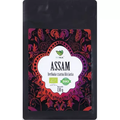 Ecoblik Herbata czarna liciasta assam 130 g Bio