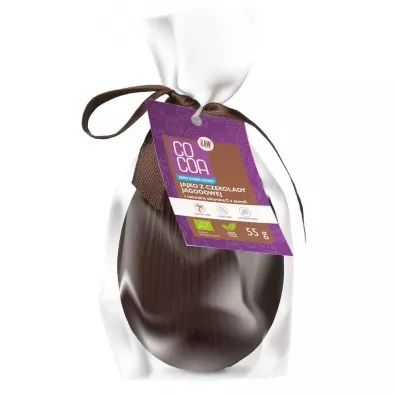 Cocoa Jajko z czekolady jagodowej z witamin c z aceroli 55 g Bio