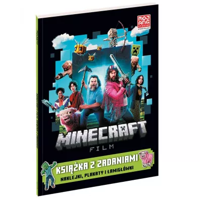 Minecraft. Film. Ksi��ka z zadaniami. Naklejki, plakaty i �amig��wki