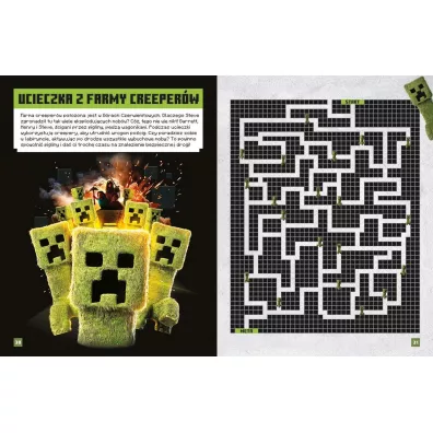 Minecraft. Film. Ksi��ka z zadaniami. Naklejki, plakaty i �amig��wki