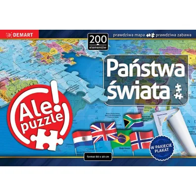 Puzzle 200 el. Pa�stwa �wiata Demart