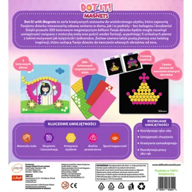 Zestaw kreatywny Skillmatics Dot it! With Magnets Jednoro�ce i Ksi�niczki Grasper Global Private Limited