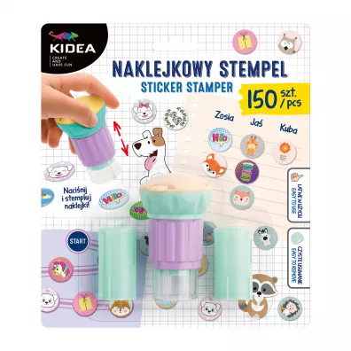Naklejkowy stempel KIDEA Derform