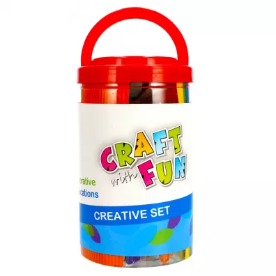 Craft with Fun Zestaw kreatywny 500 el.