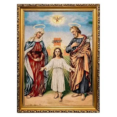 Obraz Haftowany �w. Rodzina 42/32cm