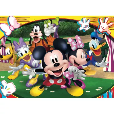 Disney Junior Puzzle Double-Face M-PLUS 48 Mickey Lisciani