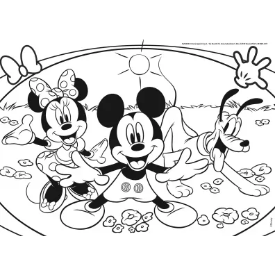 Disney Junior Puzzle Double-Face M-PLUS 48 Mickey Lisciani