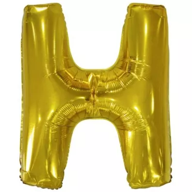 Amscan Balon foliowy litera H z�ota 67x86cm