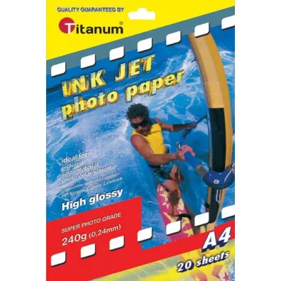 Titanum Papier foto A4/20ark b�yszcz�cy