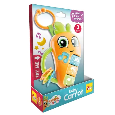 Lisciani Carotina baby zabawka elektroniczna z grzechotk� carotin� 304-109876 - 304-109876