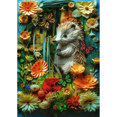 Puzzle z efektem 3D 1000 el. Paper Art: Je� Trefl