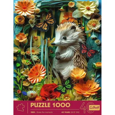 Puzzle z efektem 3D 1000 el. Paper Art: Je� Trefl