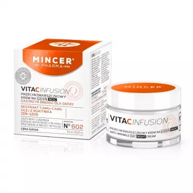 Mincer Pharma Vita C Infusion przeciwzmarszczkowy krem do twarzy No.602 50 ml